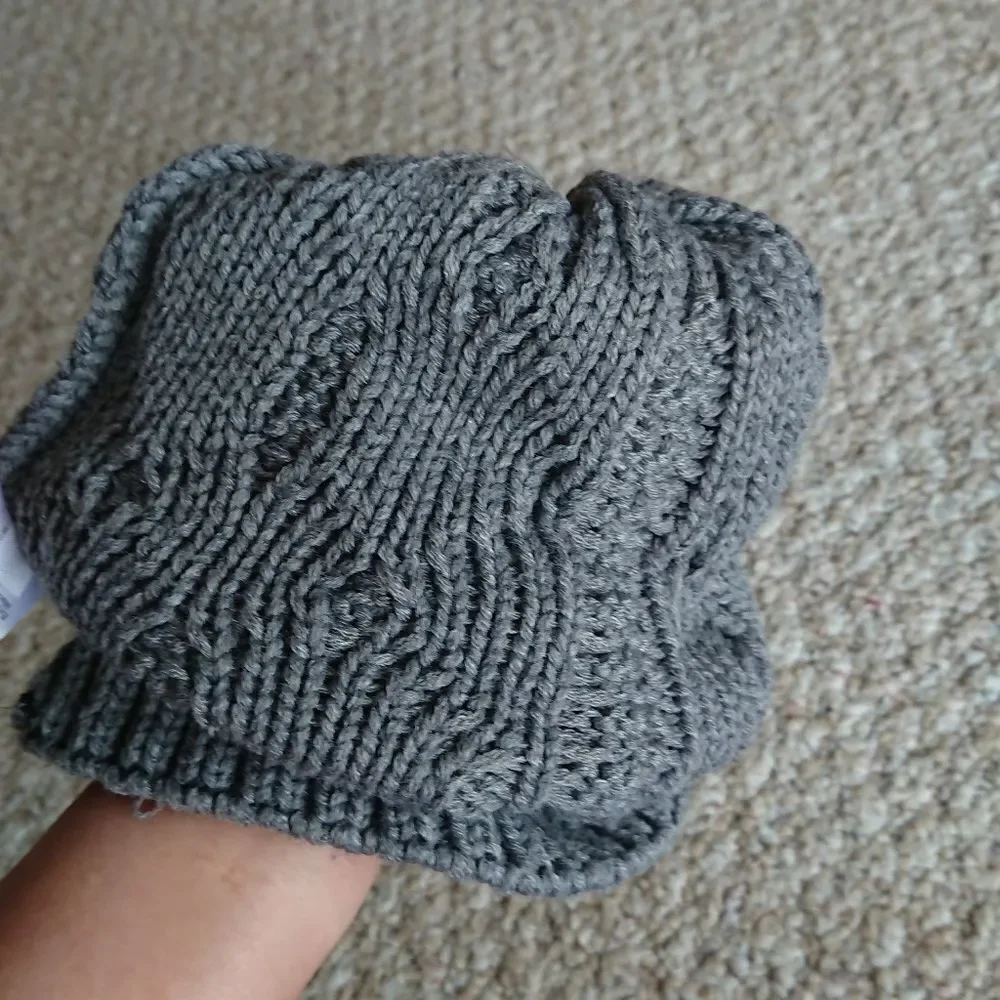 Gray and Garnet gamecock Knit Beanie Pom Pom -  ZooZatz
